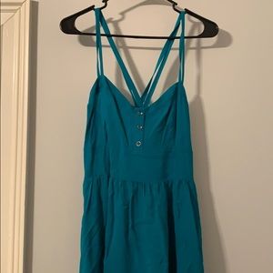 Express teal dress